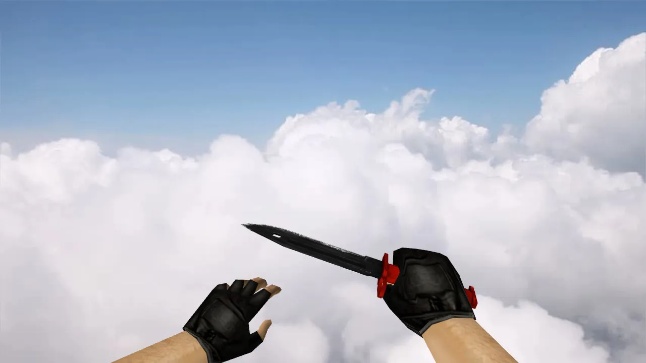 Модель ножа v_ Bayonet Nitro + p_ и w_ для CS 1.6: звуки, анимация осмотра, текстуры - скриншот 3