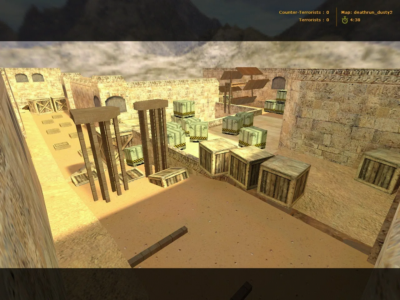 deathrun_dusty2 для CS 1.6: тактики, точки, .nav и оптимизация карт - скриншот 9