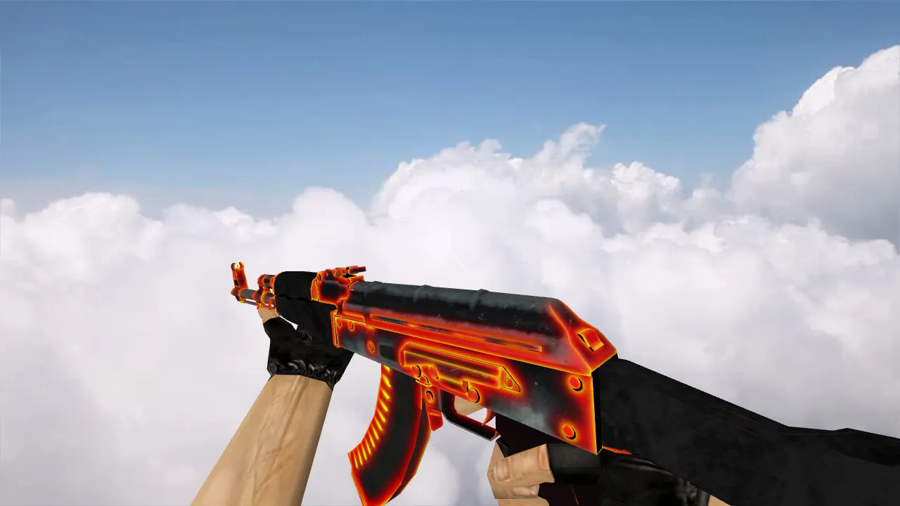 Модель «AK-47 Heat» для CS 1.6 - Уникальный дизайн и качество — скриншот 2