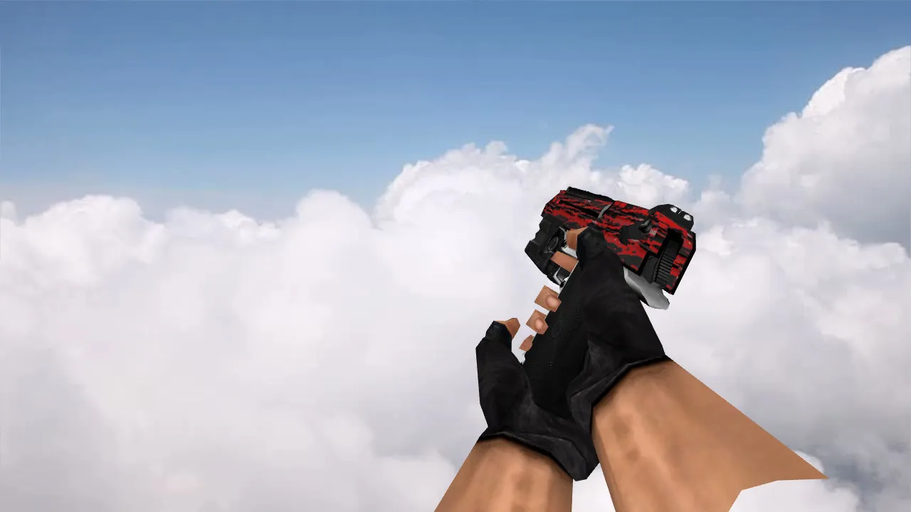 Модель «Deagle Red Tiger» для CS 1.6 | Уникальный скин - скриншот 2