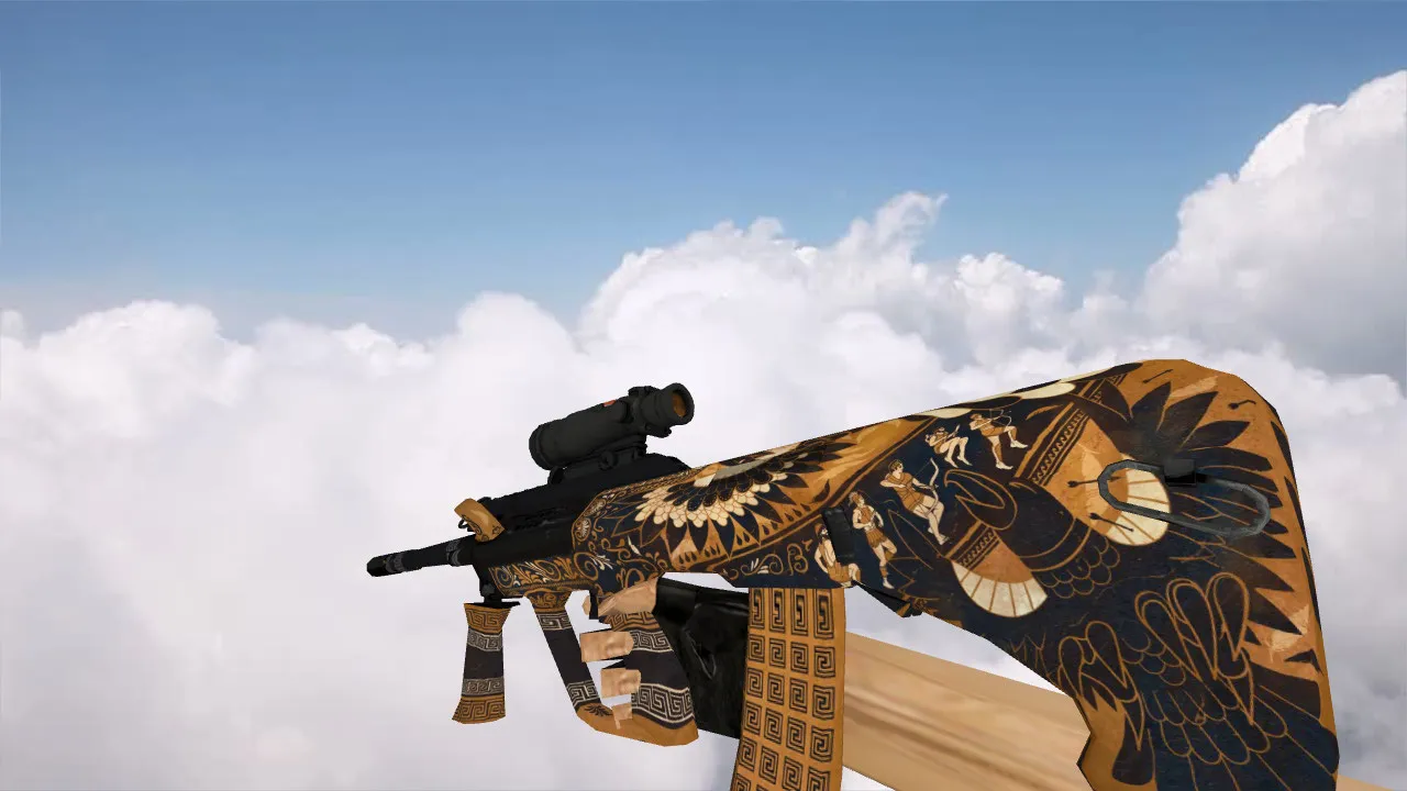 Модель «AUG Стимфалийская птица» для CS 1.6 - скриншот 1