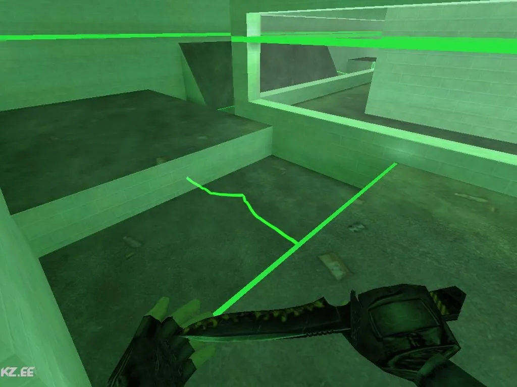 deathrun_av2009_recolored-ez для CS 1.6: цепочки ловушек, антифлуд раундов и боты по .nav - скриншот 1