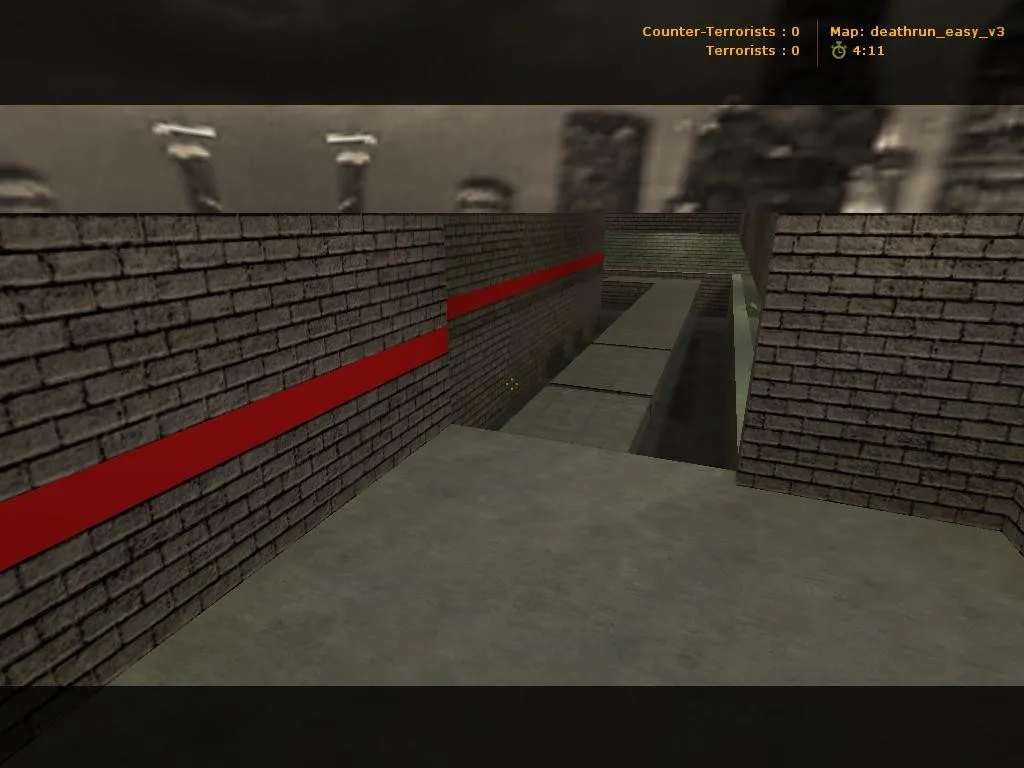 deathrun_easy_v3 для CS 1.6: простая deathrun-карта, точки, маршруты, .nav и оптимизация - скриншот 2