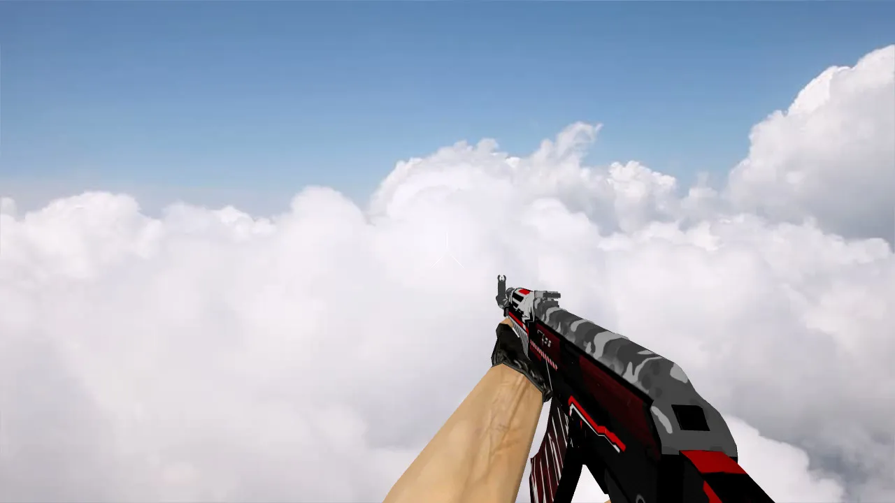 Модель AK-47 Military Carbon для CS 1.6 - Уникальный стиль и качество — скриншот 4