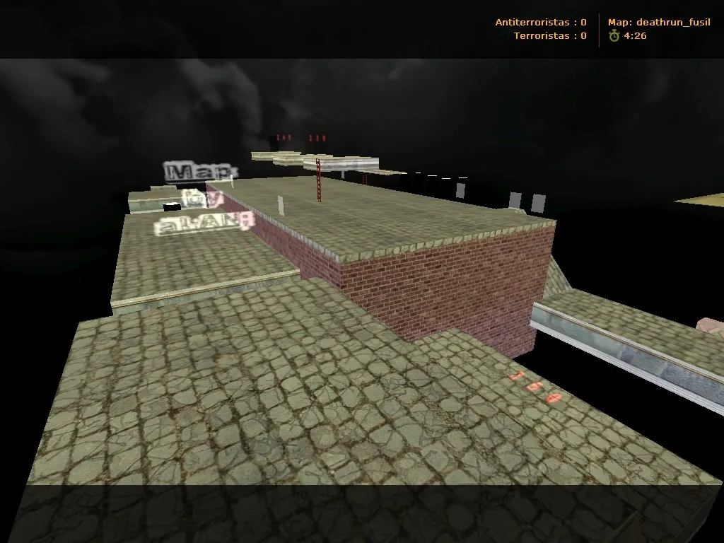 Карта deathrun_fusil для CS 1.6: ловушки, раунды и навигация ботов, баланс сторон и оптимизация - скриншот 2