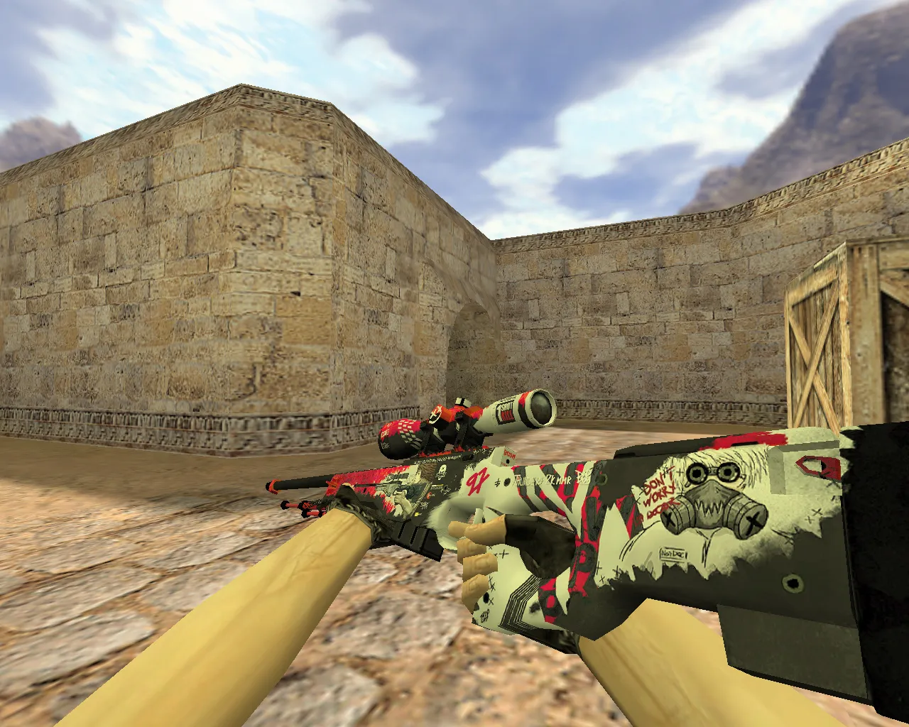 Модель AWP Дикий стиль для CS 1.6 - Уникальная графика и анимация — скриншот 1