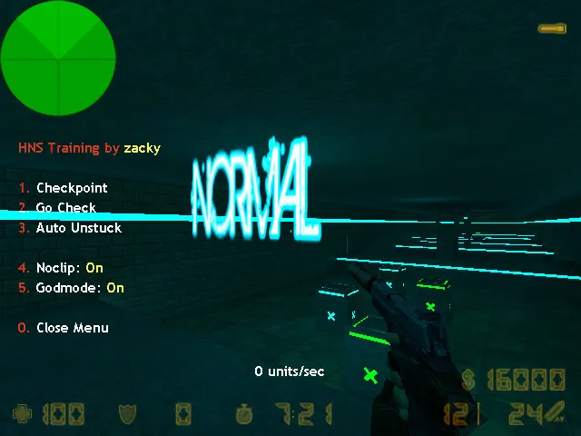 deathrun_blue_x - карта deathrun для CS 1.6: точки, раунды, .nav и оптимизация - скриншот 4