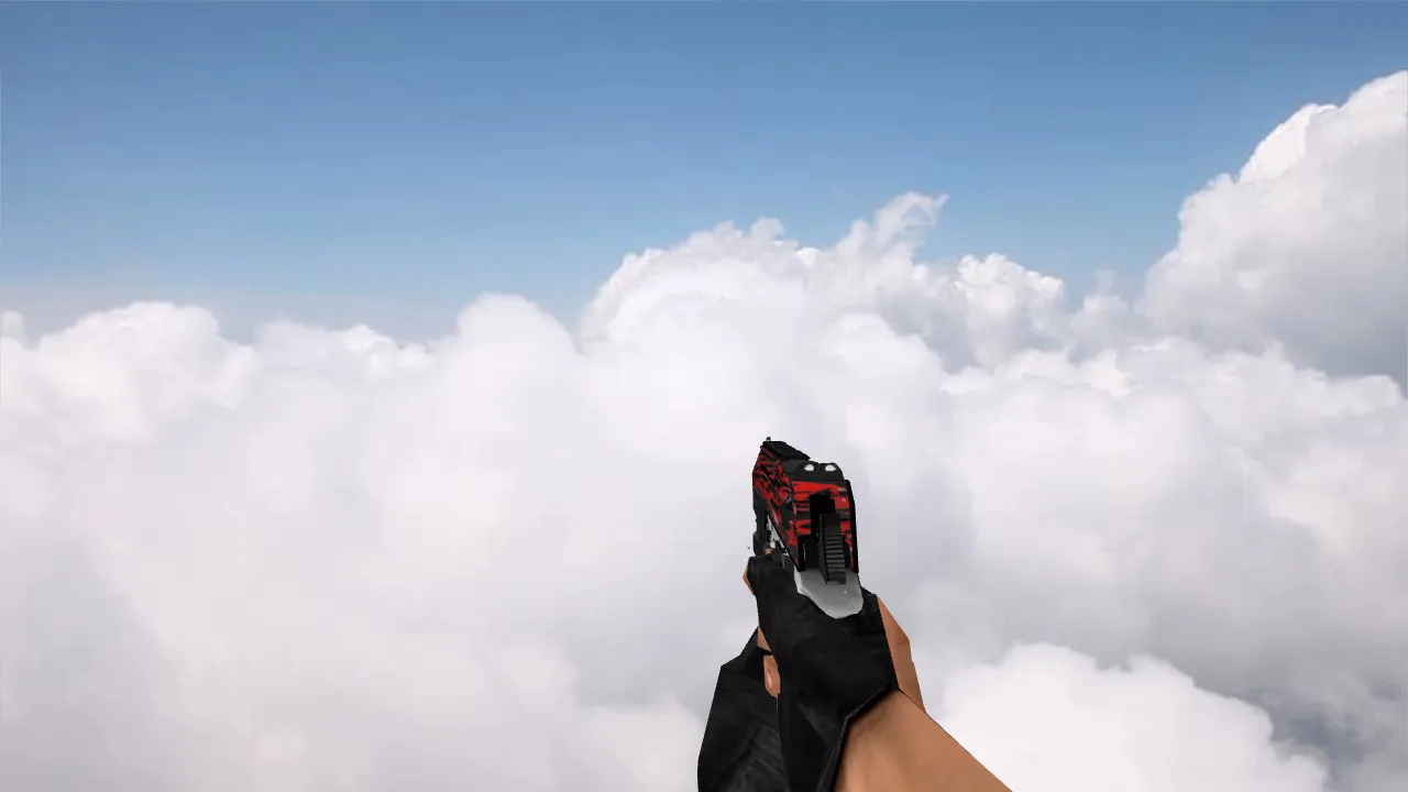Модель «Deagle Red Tiger» для CS 1.6 | Уникальный скин - скриншот 1