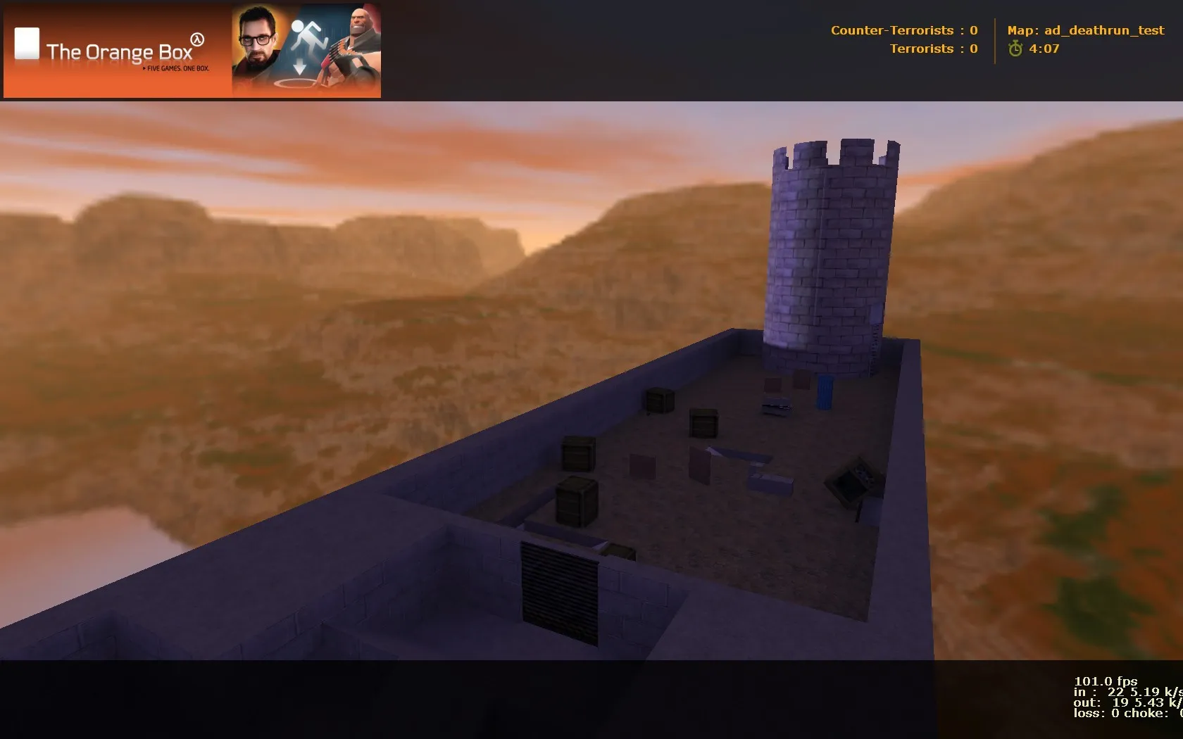deathrun_ad_surftoprincess для CS 1.6: точки, маршруты, .nav и оптимизация - скриншот 2