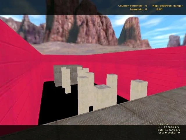 Загрузка карты deathrun_danger для CS 1.6: трамплины, ловушки, контрольные точки, .nav и оптимизация сервера - скриншот 9