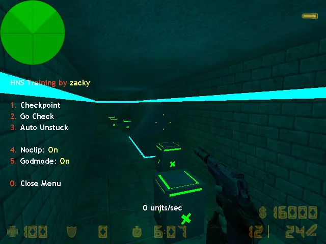 deathrun_blue_x - карта deathrun для CS 1.6: точки, раунды, .nav и оптимизация - скриншот 11