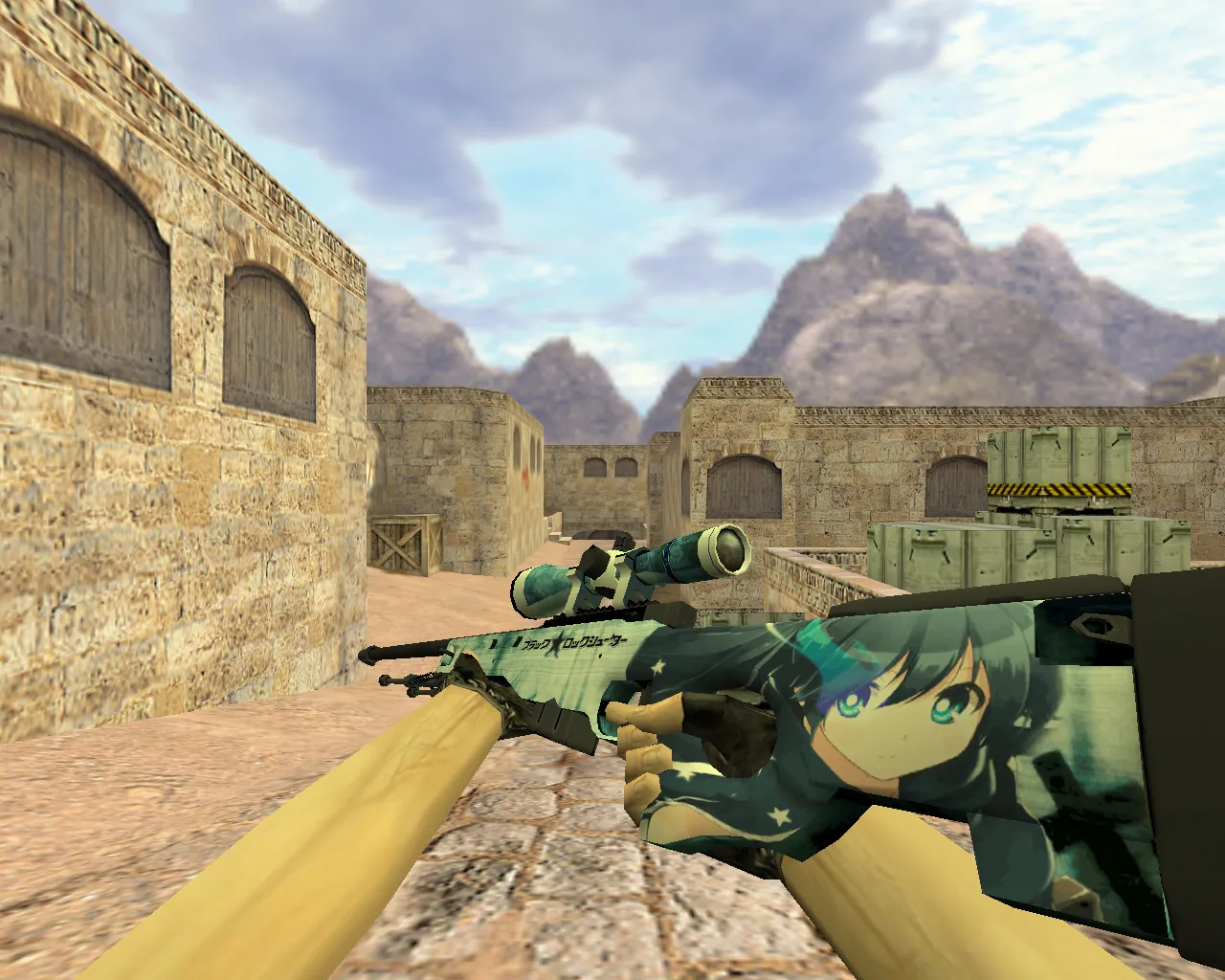 Модель «AWP Черная скала» для CS 1.6 - Скачай сейчас — скриншот 1