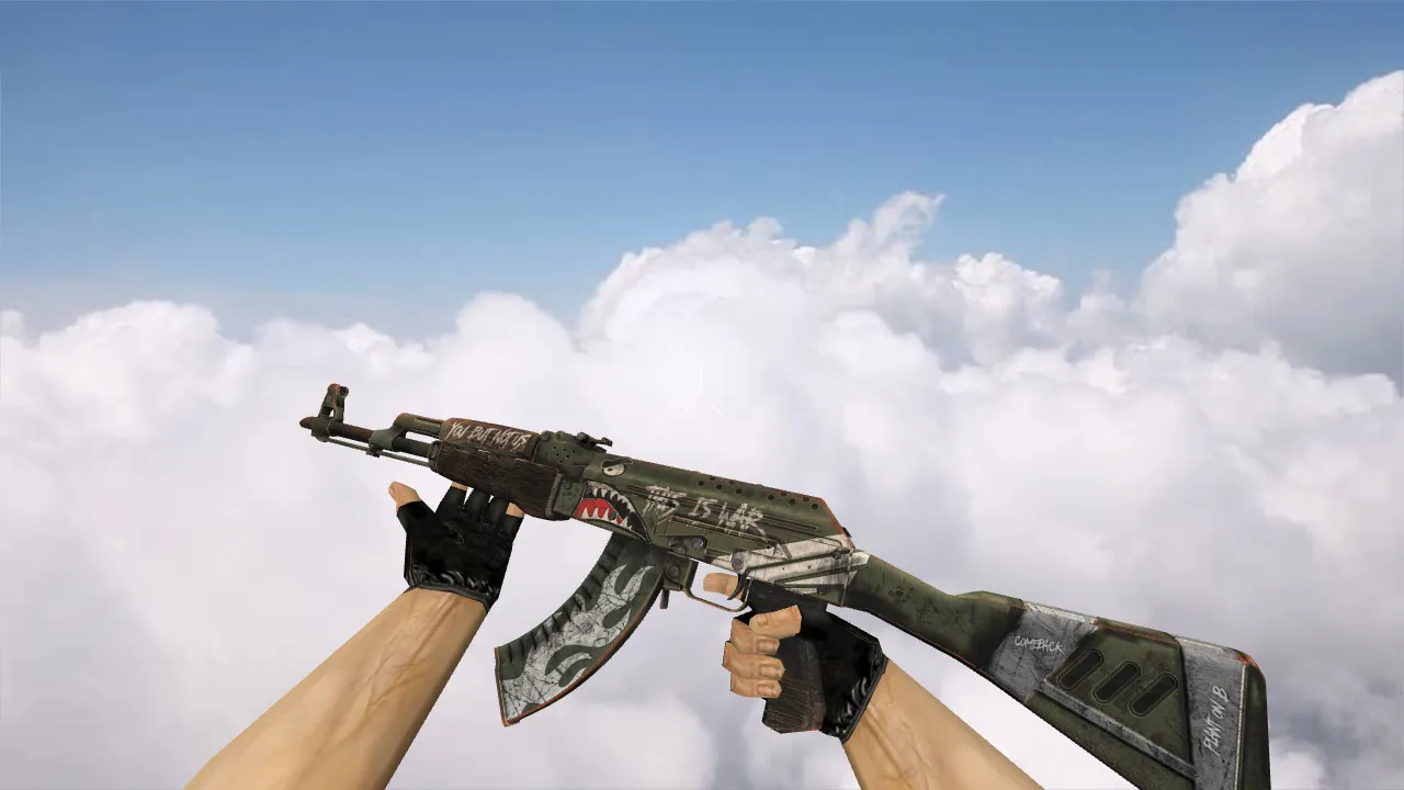 Модель «AK-47 Fallen Warrior» для CS 1.6: Погрузитесь в мир - скриншот 1