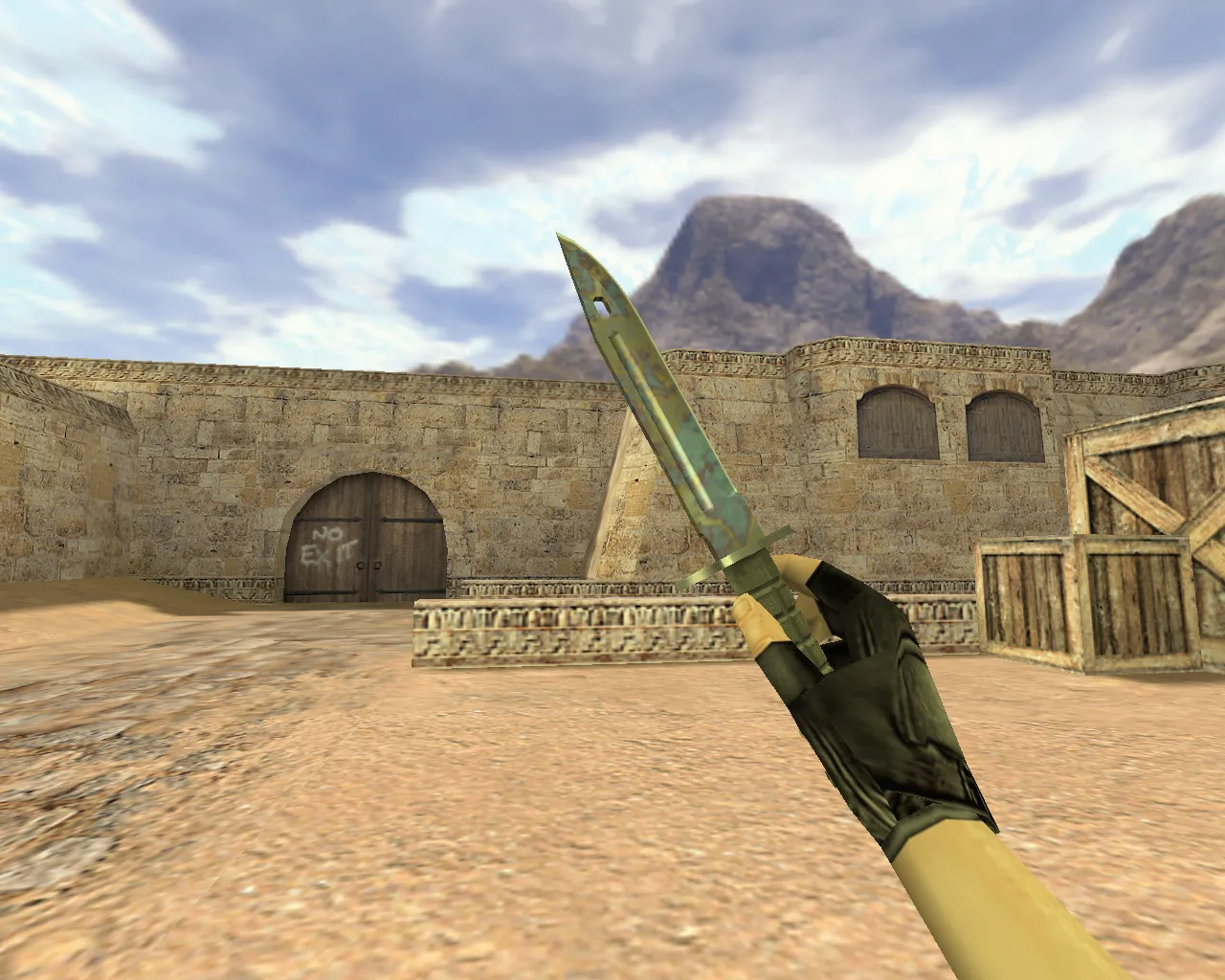Нож «Штык-нож Поверхностная закалка» v_knife_p, p_knife_p, w_knife_p для CS 1.6: звуки, анимации осмотра, текстуры — скриншот 2