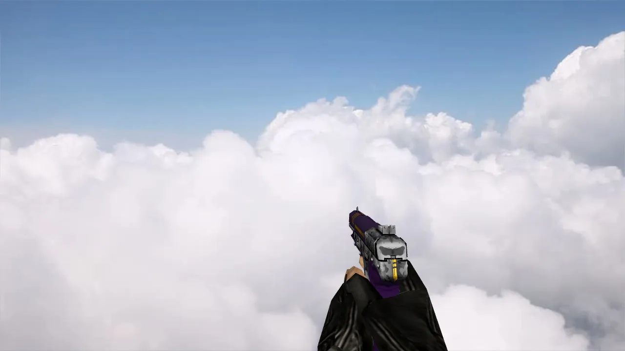 Модель Five Seven Sarge Purple для CS 1.6 - Уникальный стиль - скриншот 3