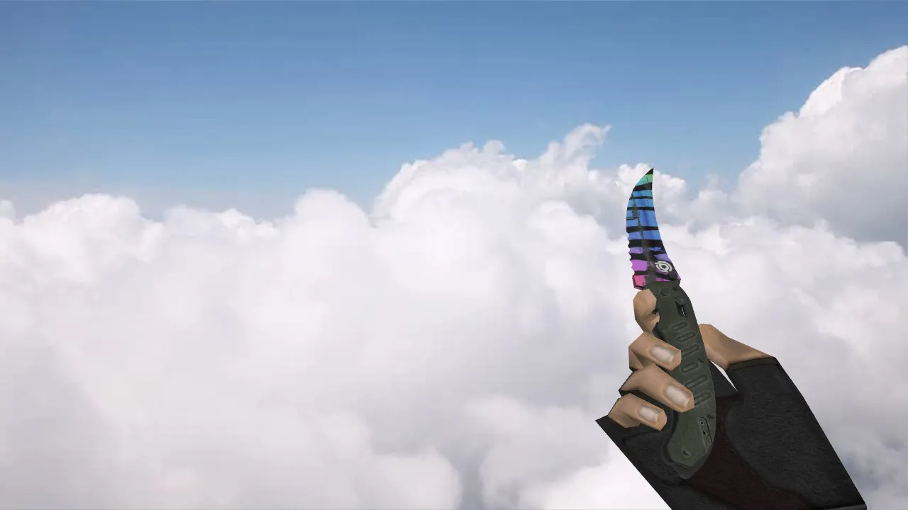 Flip Knife Superfurry v_ модели для CS 1.6: звуки, анимация осмотра, текстуры и качество скина - скриншот 1