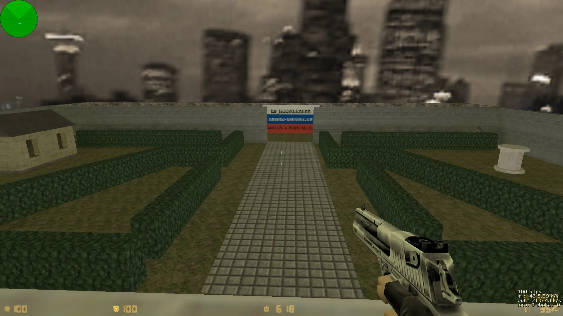 cs_mansion2022 для CS 1.6: равновесие команд, два спавна КТ, камеры, заложники в коридоре - скриншот 5