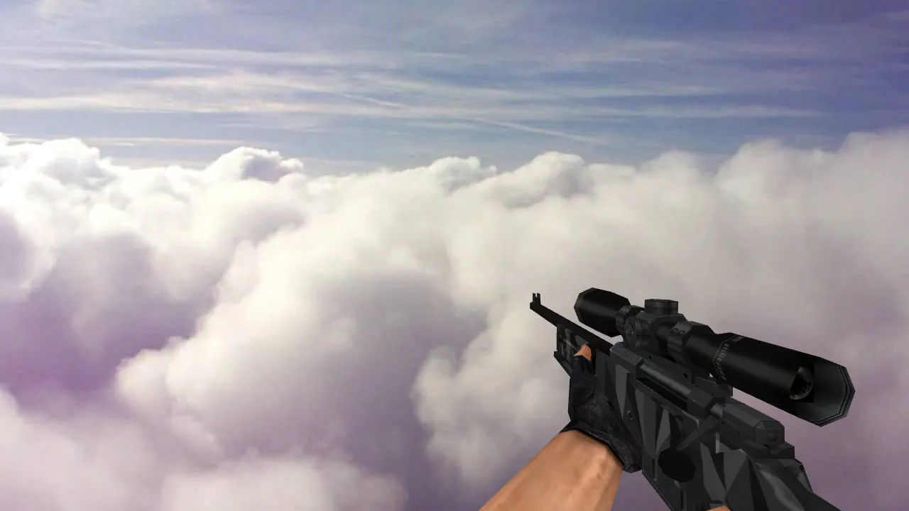 Модель «Стандартный AWP Графит» для CS 1.6 - Отличный выбор для геймеров - скриншот 1