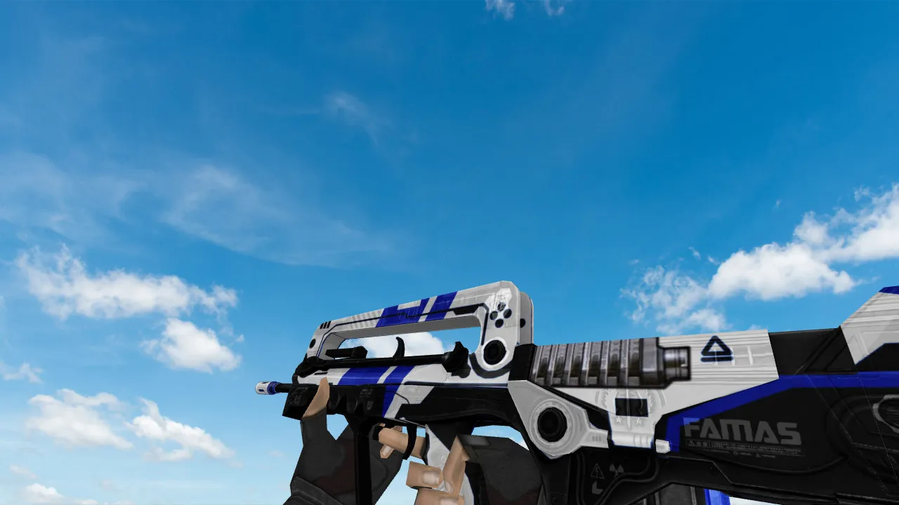 Модель «Famas Gekko» для CS 1.6 - Качественные текстуры и анимация - скриншот 1