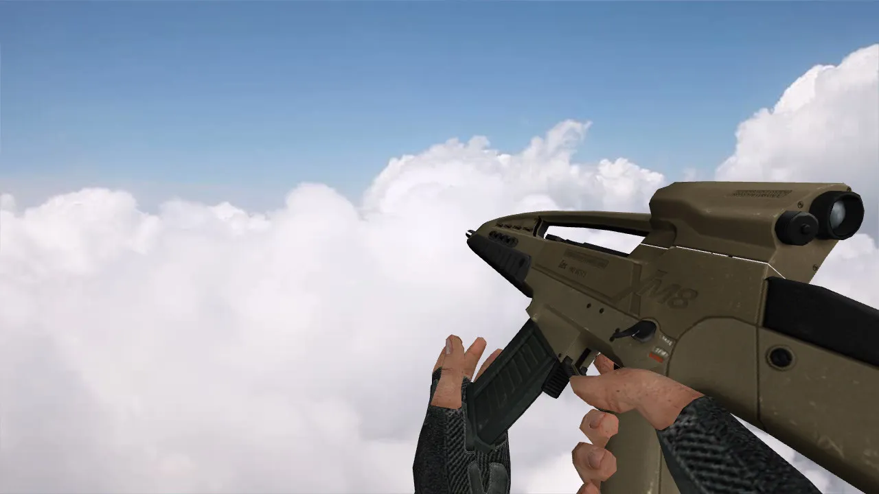 Модель «HK XM8» для CS 1.6 – Оружие с высоким качеством - скриншот 2