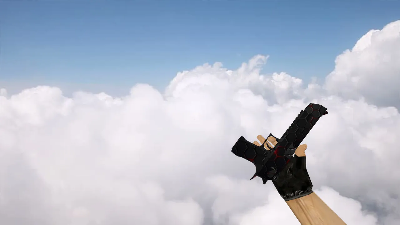 Модель «Deagle Red Black Carbon» для CS 1.6: стильное исполнение и высокое качество - скриншот 1