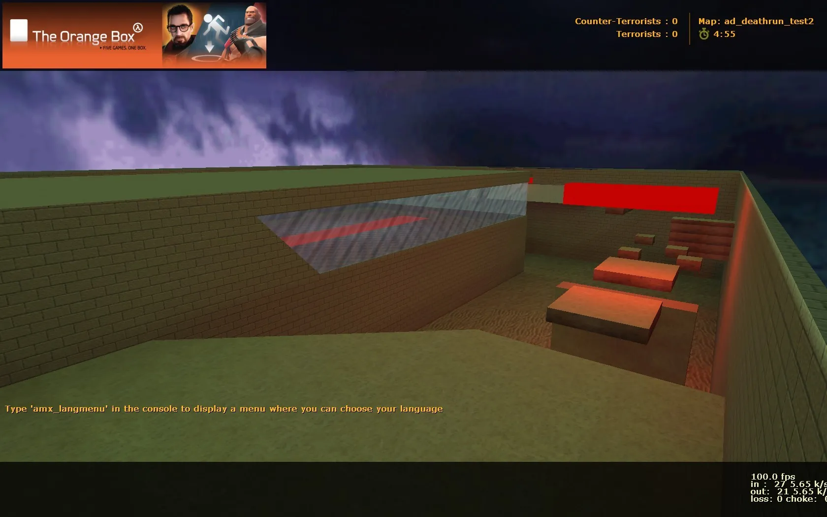 ad_deathrun_rzeznia_easy — deathrun карта для CS 1.6: точки, маршруты, боты и оптимизация — screenshot 1