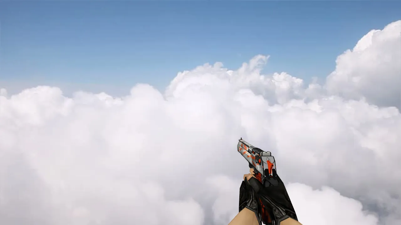 Модель «Deagle Карп кои» для CS 1.6: обновлённые текстуры и звук - скриншот 3