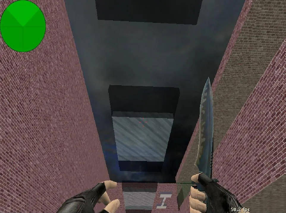 deathrun_glass_d3d - карта Deathrun для CS 1.6: точки, роли, боты (.nav), оптимизация - скриншот 2