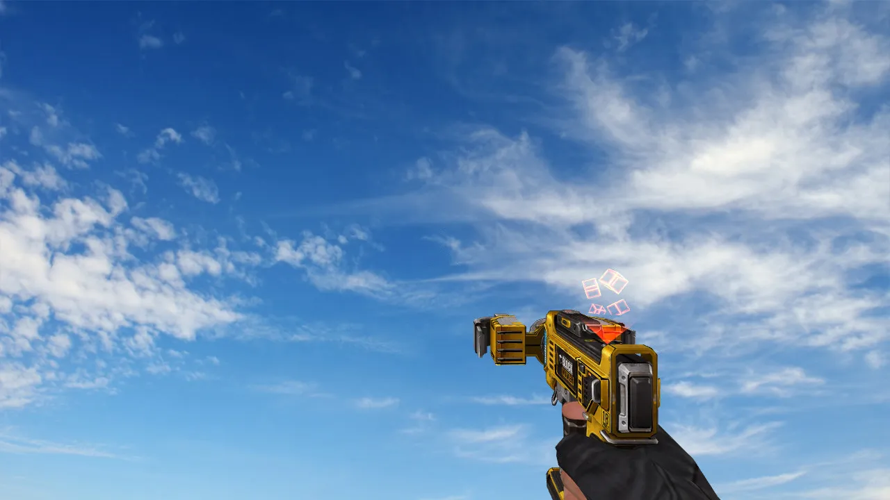 Модель Voxel Short Gun для CS 1.6 — Обнови свой стиль - скриншот 2