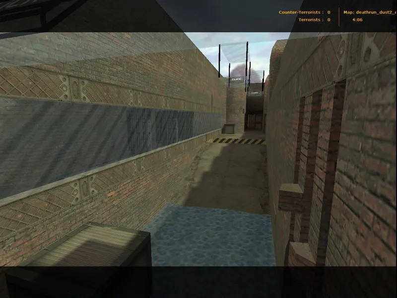deathrun_dust2_click21 для CS 1.6: тактика за Terror/CT, точки, боты и оптимизация карты - скриншот 4