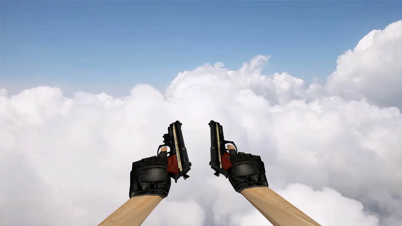 Модель «Dual Berettas Comrade Military Black» для CS 1.6 — скриншот 2