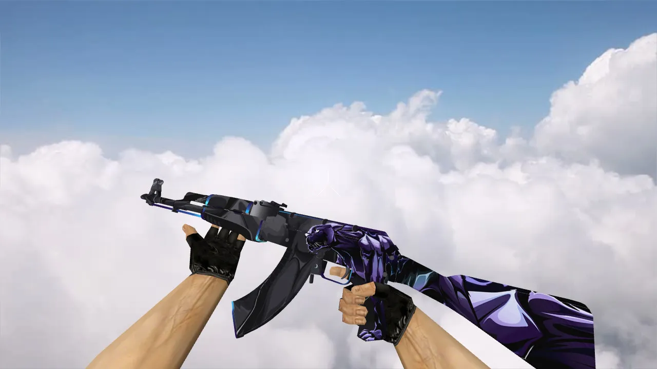 Модель «AK-47 Pantera» для CS 1.6 - Отличные текстуры и звуковое сопровождение — скриншот 1