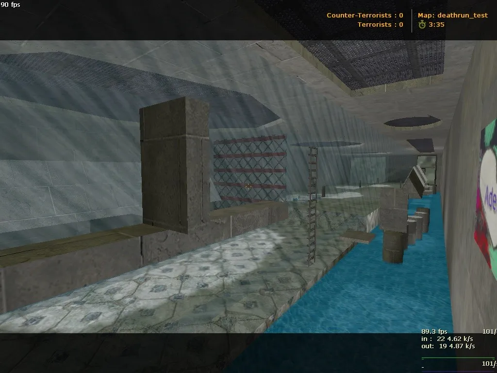 deathrun_adelina - deathrun-карта для CS 1.6: точки, боты .nav, оптимизация и настройка - скриншот 4