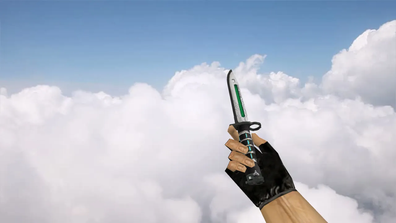 Модель «Bayonet Galant» (v_/p_/w_) для CS 1.6: звук, анимация осмотра и текстуры ножа - скриншот 1