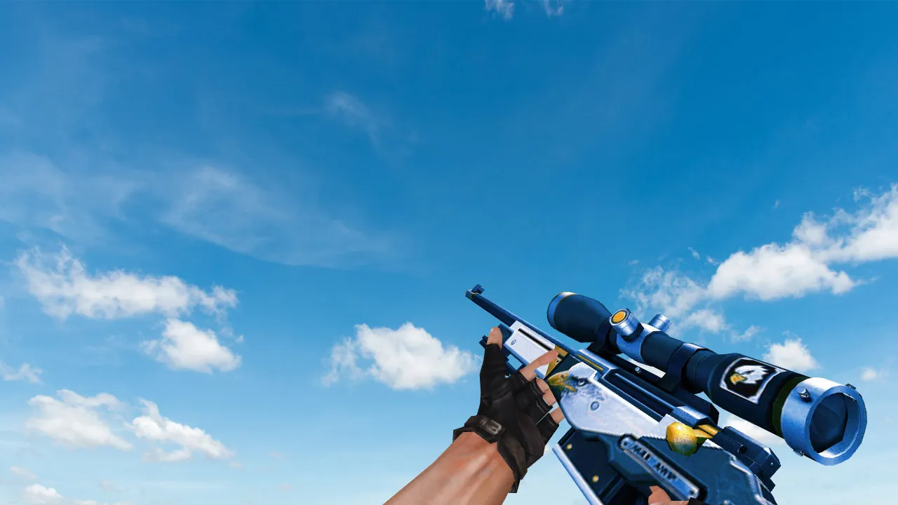 Модель AWP Bercut для CS 1.6 - Уникальный скин для точности - скриншот 3