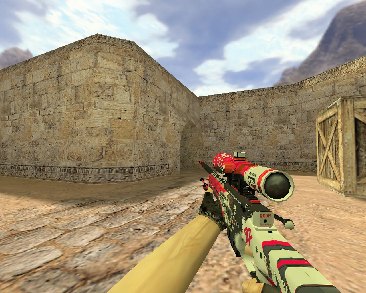Модель AWP Дикий стиль для CS 1.6 - Уникальная графика и анимация — скриншот 3