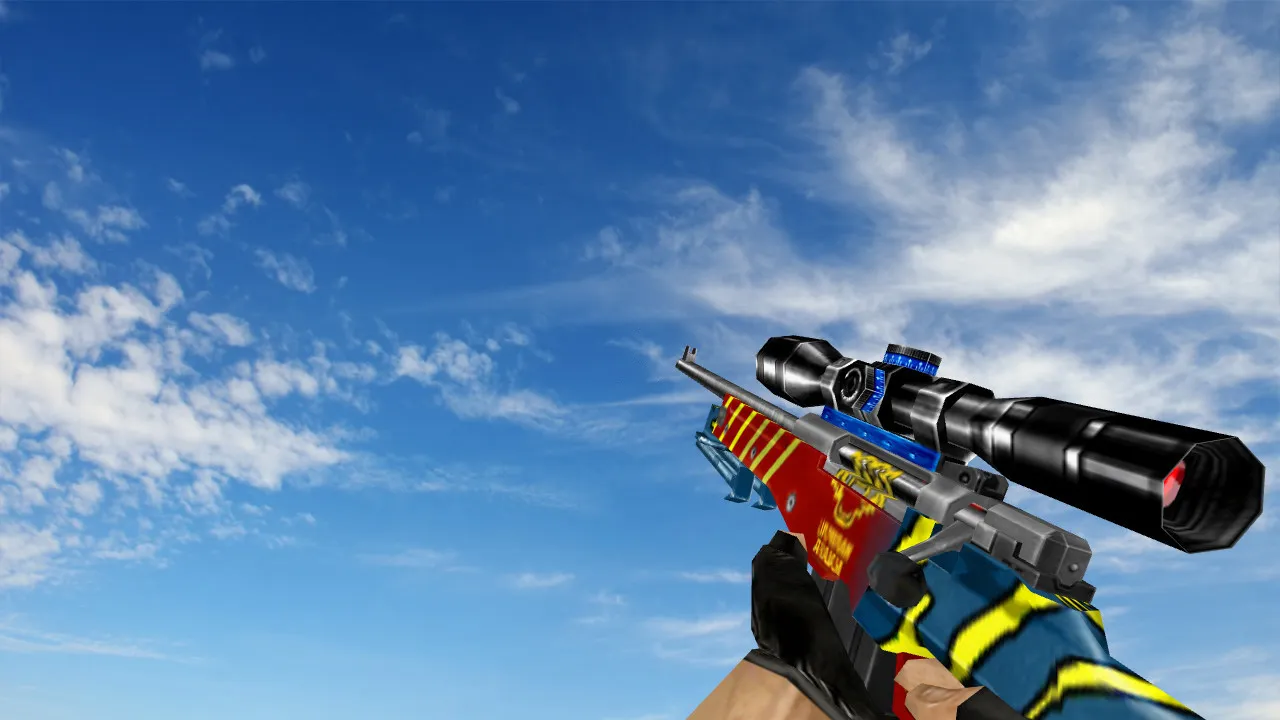 Модель AWP Malaysia для CS 1.6 - Качественные текстуры и анимация - скриншот 2