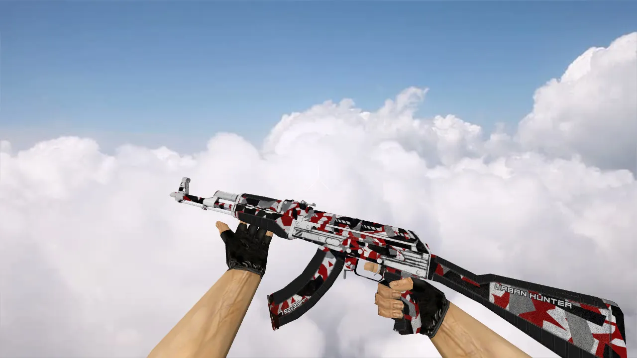 Модель «AK-47 Modern Hunter» для CS 1.6 - Оружие с уникальным дизайном - скриншот 1
