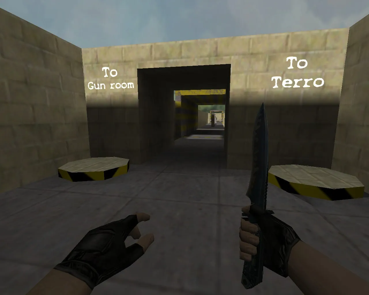 deathrun_creepy для CS 1.6: Deathrun-карта, баланс трасс, ловушки и .nav для ботов - скриншот 2