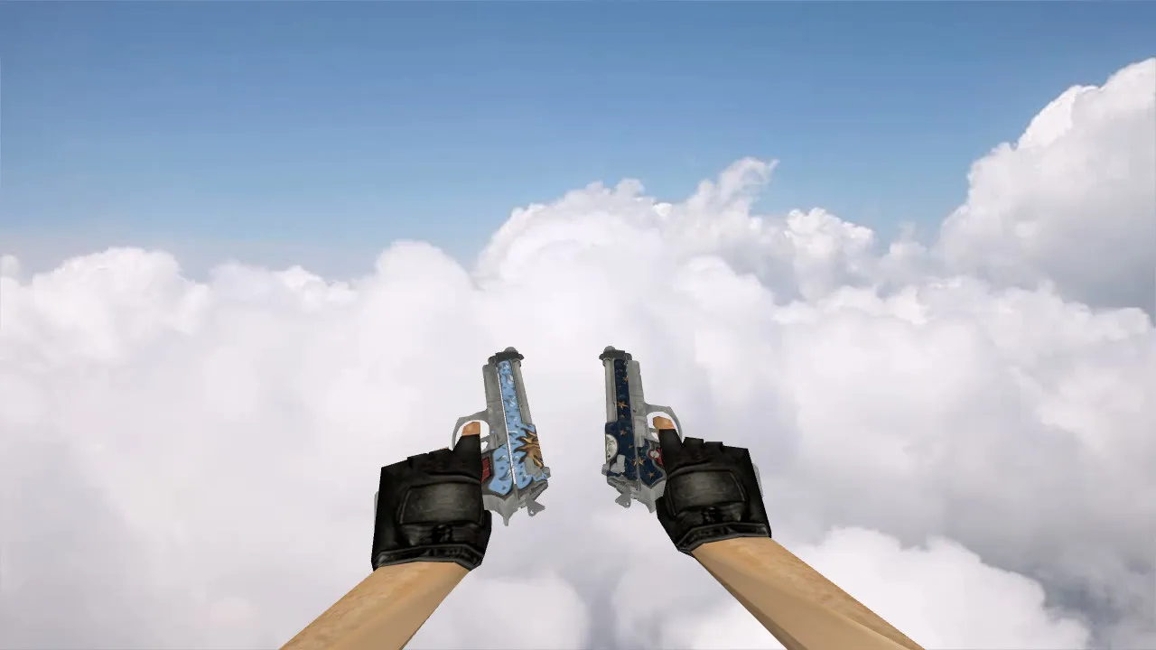Модель «Dual Berettas Luna y Sol» для CS 1.6 - Подробный обзор - скриншот 2