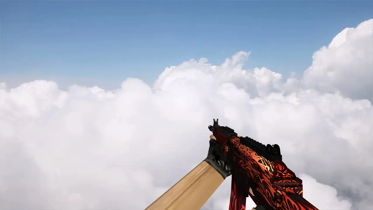 Модель Galil Scorching Dragon для CS 1.6 - Уникальные текстуры и анимация - скриншот 3