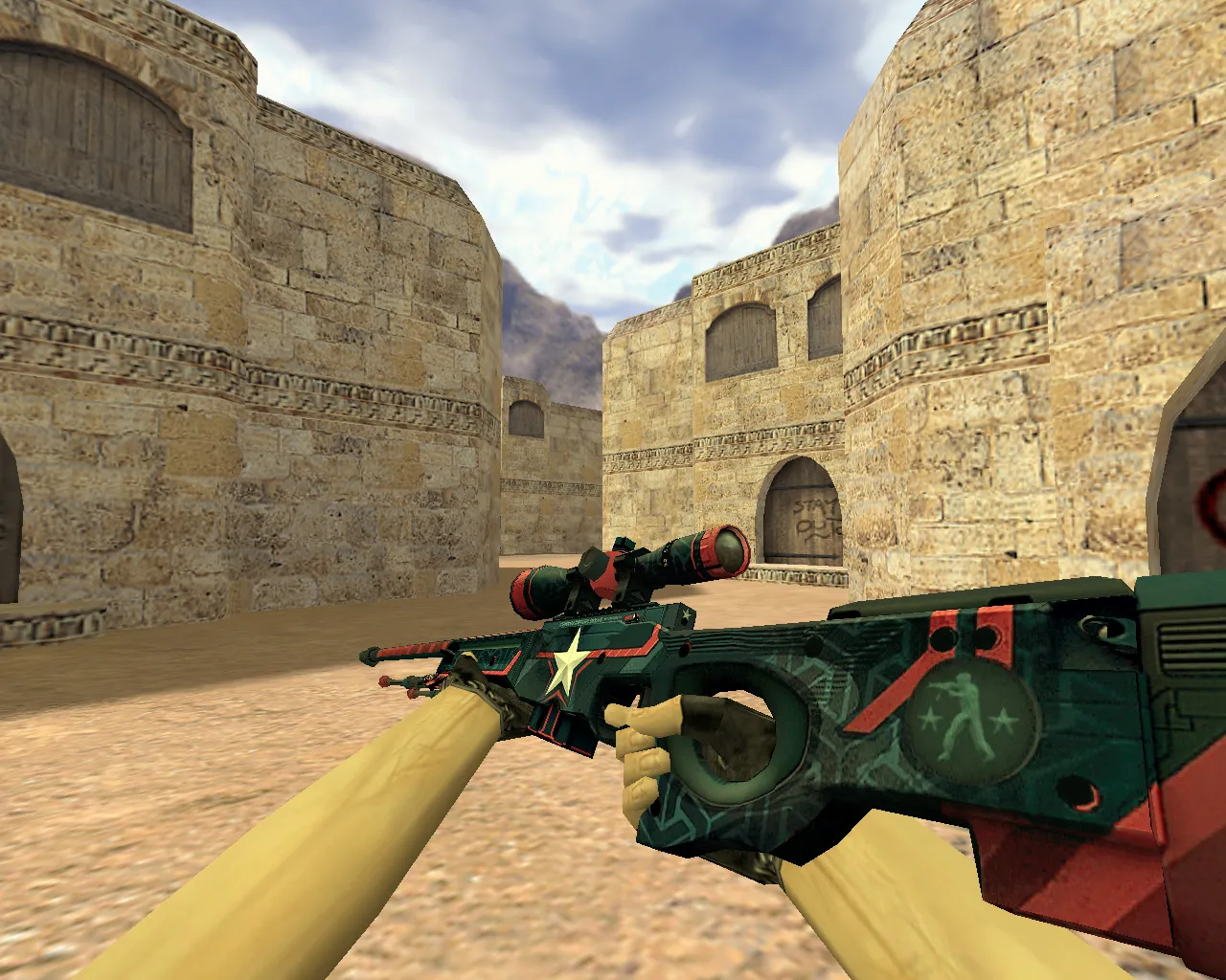 Модель «AWP Капитан удар» для CS 1.6: Качество и детализация - скриншот 1