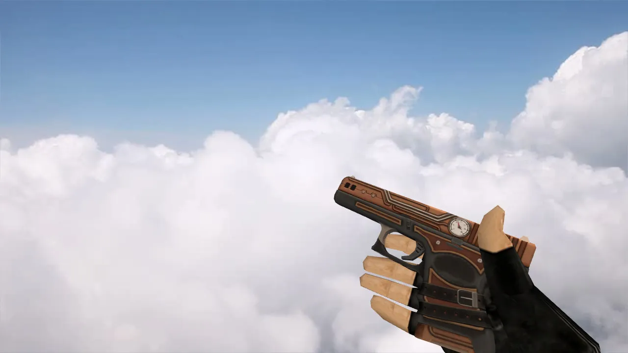 Скин «Glock Punk» для CS 1.6 - Уникальная модель оружия — скриншот 1