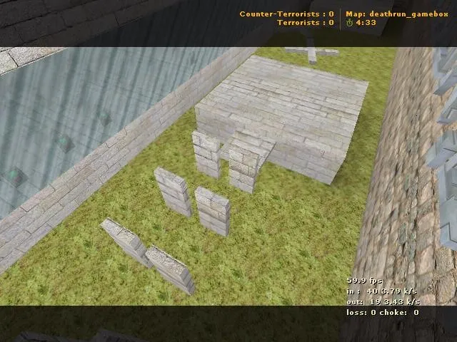 deathrun_gamebox для CS 1.6 - deathrun-карта, роли сторон, ключевые точки и навигация для ботов - скриншот 1