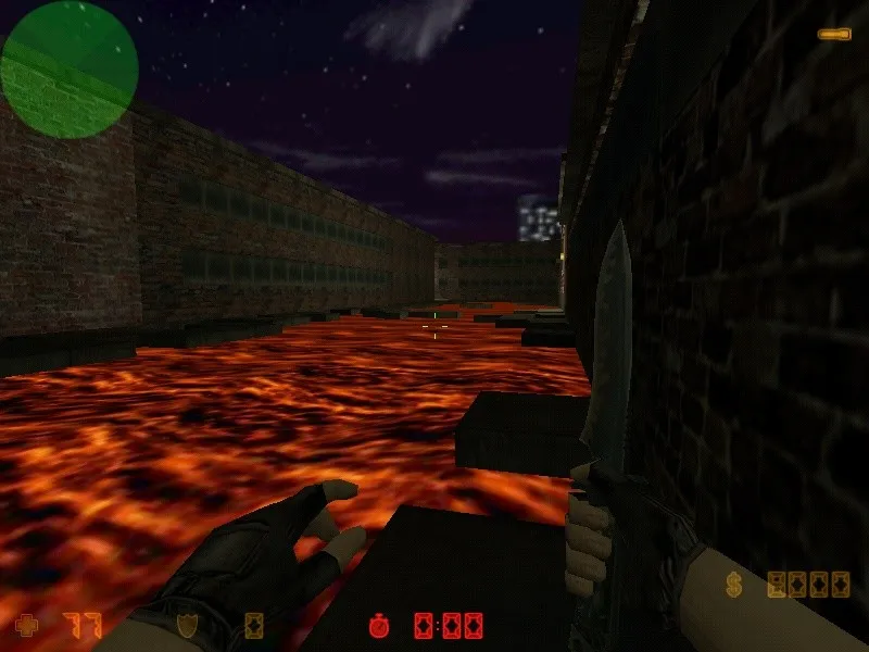 deathrun_ghost_town для CS 1.6 - карта с таймингом, точками и .nav для ботов - скриншот 3