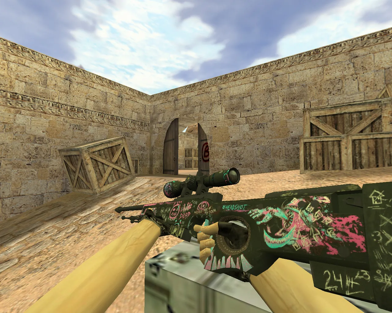 Модель AWP Fever Dream для CS 1.6 - Качество и Уникальность — скриншот 1