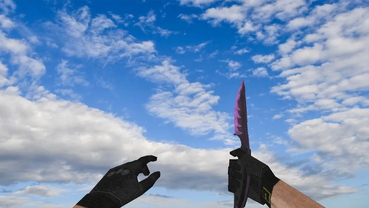 Модель «Lionness Knife» v_ и p_ для CS 1.6: звуки, анимация осмотра, текстуры и качество модели ножа - скриншот 1