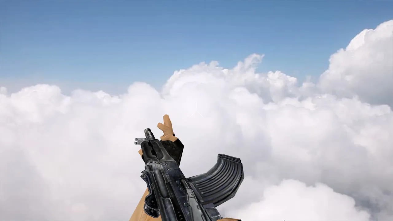 Модель AK-47 Stalker (v_ p_ w_) для CS 1.6: звуки, анимация осмотра, текстуры - скриншот 3