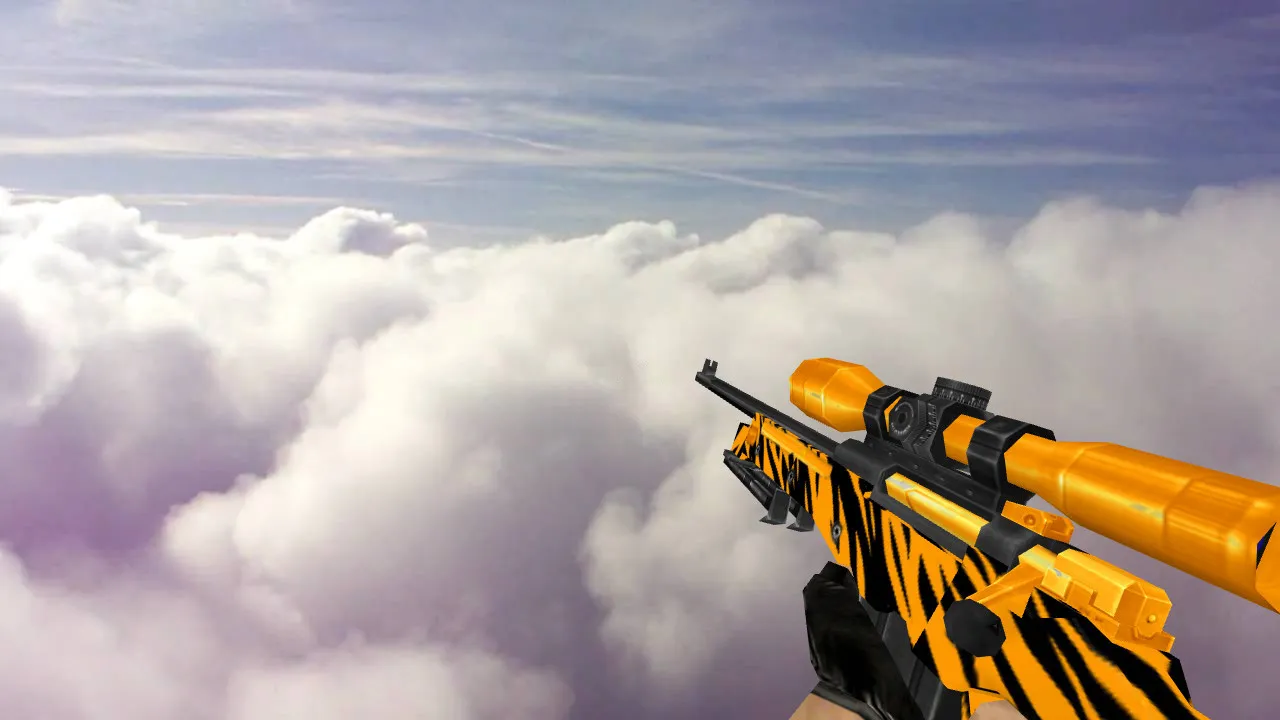 Модель AWP «Зуб тигра» для CS 1.6 - Уникальный опыт игры - скриншот 2
