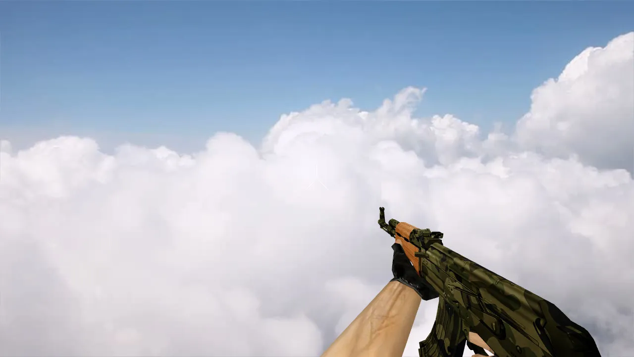 Модель АК-47 Camouflage для CS 1.6 - Качество и Дизайн - скриншот 1